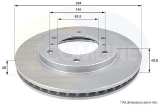 ΕΠΙΧΡΙΣΜΕΝΗ ΔΙΣΚΟΠΛΑΚΑ ΕΜΠΡΟΣΘ.MITSUBISHI COMLINE ADC0378V