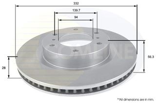 ΕΠΙΧΡΙΣΜΕΝΗ ΔΙΣΚΟΠΛΑΚΑ ΕΜΠΡΟΣΘ. MITSUBISHI COMLINE ADC0379V