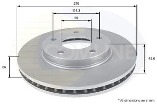 ΔΙΣΚΟΠΛΑΚΑ ΕΜΠΡ. MITSUBISHI - DODGE COMLINE ADC0381V