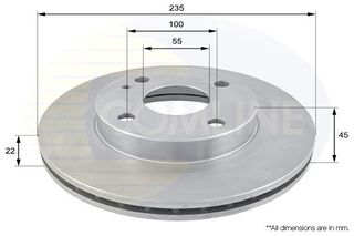 ΔΙΣΚΟΠΛΑΚΑ ΕΜΠΡΟΣΘ.MAZDA COMLINE ADC0412V