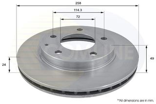 ΔΙΣΚΟΠΛΑΚΑ ΕΜΠΡΟΣΘ.MAZDA COMLINE ADC0416V