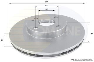 ΔΙΣΚΟΠΛΑΚΑ ΕΜΠΡΟΣΘ.MAZDA COMLINE ADC0437V