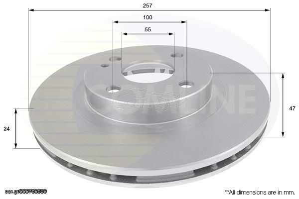 ΔΙΣΚΟΠΛΑΚΑ ΕΜΠΡΟΣΘ.MAZDA COMLINE ADC0437V