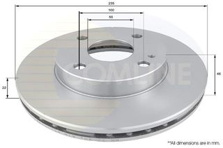 ΔΙΣΚΟΠΛΑΚΑ ΕΜΠΡΟΣΘ.MAZDA COMLINE ADC0441V