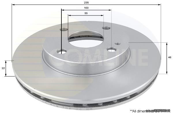 ΔΙΣΚΟΠΛΑΚΑ ΕΜΠΡΟΣΘ.MAZDA COMLINE ADC0441V