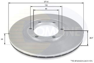 ΔΙΣΚΟΠΛΑΚΑ ΕΜΠΡΟΣΘ.MAZDA COMLINE ADC0444V