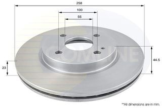 ΕΠΙΧΡΙΣΜΕΝΗ ΔΙΣΚΟΠΛΑΚΑ ΕΜΠΡΟΣΘ.MAZDA COMLINE ADC0457V