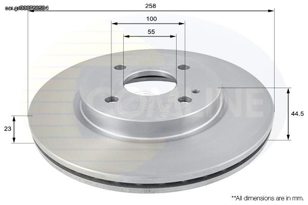 ΕΠΙΧΡΙΣΜΕΝΗ ΔΙΣΚΟΠΛΑΚΑ ΕΜΠΡΟΣΘ.MAZDA COMLINE ADC0457V