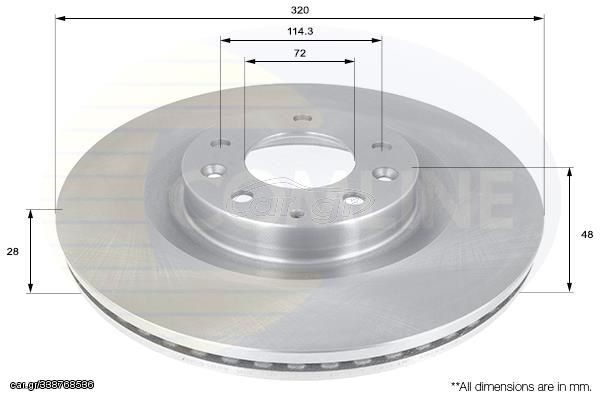 ΔΙΣΚΟΠΛΑΚΑ ΕΜΠΡΟΣΘ.MAZDA COMLINE ADC0460V