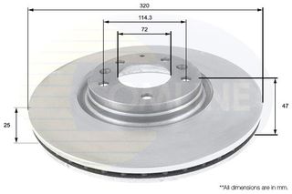 ΔΙΣΚΟΠΛΑΚΑ ΕΜΠΡΟΣΘ.MAZDA COMLINE ADC0466V