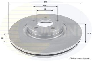 ΔΙΣΚΟΠΛΑΚΑ ΕΜΠΡΟΣΘ.MAZDA COMLINE ADC0470V