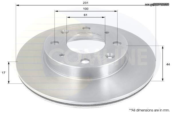 ΔΙΣΚΟΠΛΑΚΑ ΕΜΠΡΟΣΘ.HONDA COMLINE ADC0502V