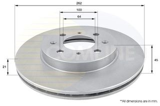 ΕΠΙΧΡΙΣΜΕΝΗ ΔΙΣΚΟΠΛΑΚΑ ΕΜΠΡΟΣΘ.HONDA COMLINE ADC0506V