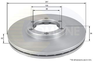 ΔΙΣΚΟΠΛΑΚΑ ΕΜΠΡΟΣΘ.ISUZU COMLINE ADC0702V