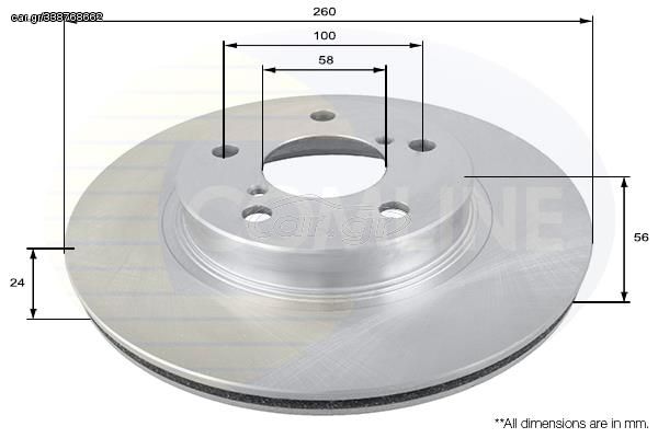 ΔΙΣΚΟΠΛΑΚΑ ΕΜΠΡΟΣΘ.SUBARU COMLINE ADC0802V