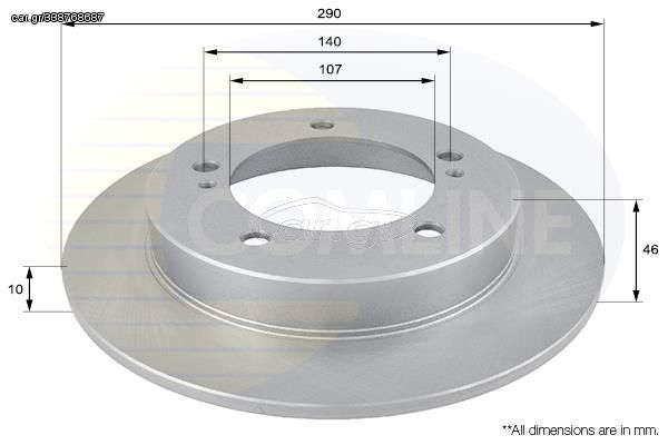 ΕΠΙΧΡΙΣΜΕΝΗ ΔΙΣΚΟΠΛΑΚΑ ΕΜΠΡΟΣΘ.SUZUKI COMLINE ADC0902