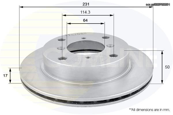 ΔΙΣΚΟΠΛΑΚΑ ΕΜΠΡ. SUZUKI - SUBARU COMLINE ADC0906V