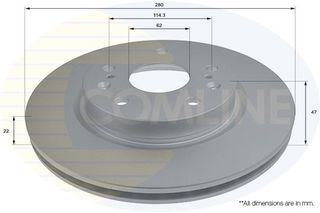 ΕΠΙΧΡΙΣΜΕΝΗ ΔΙΣΚΟΠΛΑΚΑ ΕΜΠΡΟΣΘ. SUZUKI COMLINE ADC0939V