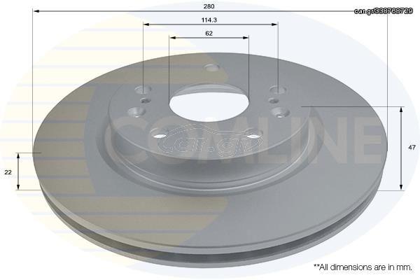 ΕΠΙΧΡΙΣΜΕΝΗ ΔΙΣΚΟΠΛΑΚΑ ΕΜΠΡΟΣΘ. SUZUKI COMLINE ADC0939V