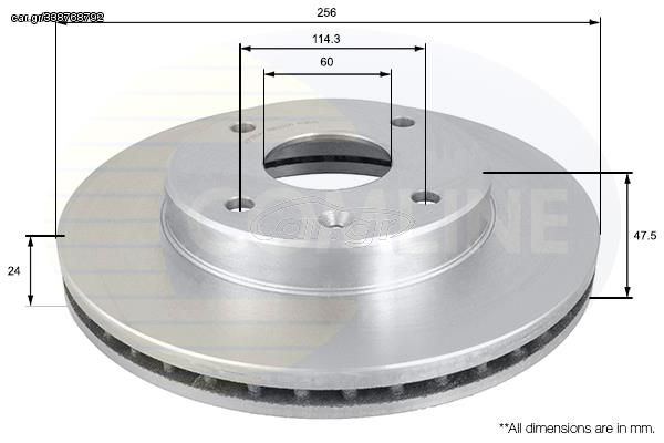 ΔΙΣΚΟΠΛΑΚΑ ΕΜΠΡΟΣΘ. CHEVROLET-DAEWOO COMLINE ADC1054V