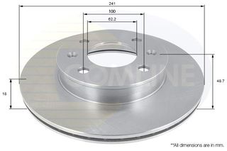 ΕΠΙΧΡΙΣΜΕΝΗ ΔΙΣΚΟΠΛΑΚΑ ΕΜΠΡΟΣΘ.KIA COMLINE ADC1055V