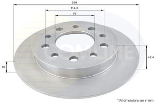 ΔΙΣΚΟΠΛΑΚΑ ΟΠΙΣΘ. HYUNDAI COMLINE ADC1057