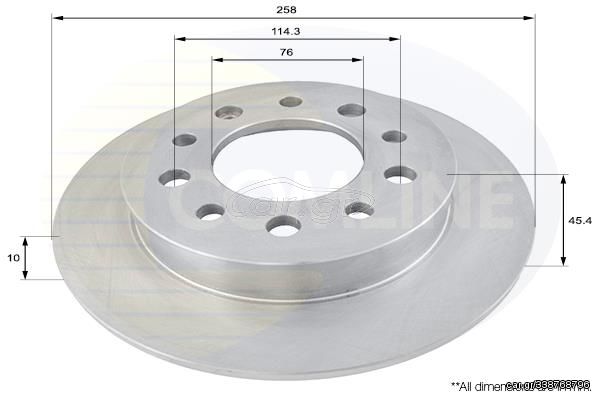 ΔΙΣΚΟΠΛΑΚΑ ΟΠΙΣΘ. HYUNDAI COMLINE ADC1057