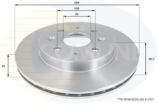 ΔΙΣΚΟΠΛΑΚΑ ΕΜΠΡΟΣΘ. KIA COMLINE ADC1058V