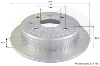 ΔΙΣΚΟΠΛΑΚΑ ΟΠΙΣΘ. CHEVROLET COMLINE ADC1079