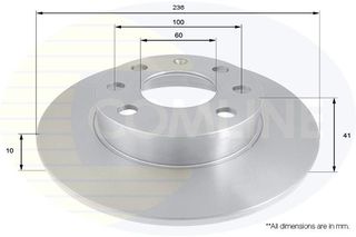 ΔΙΣΚΟΠΛΑΚΑ ΕΜΠΡΟΣΘ. OPEL COMLINE ADC1103