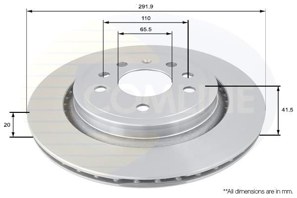 ΔΙΣΚΟΠΛΑΚΑ ΟΠΙΣΘ. FIAT-SAAB COMLINE ADC1136V