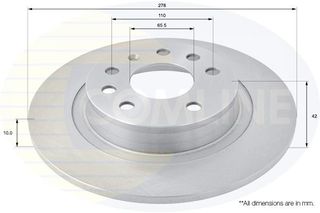 ΕΠΙΧΡΙΣΜΕΝΗ ΔΙΣΚΟΠΛΑΚΑ ΟΠΙΣΘ. OPEL COMLINE ADC1150