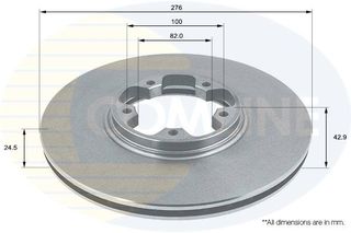 ΕΠΙΧΡΙΣΜΕΝΗ ΔΙΣΚΟΠΛΑΚΑ ΕΜΠΡΟΣΘ.FORD COMLINE ADC1214V