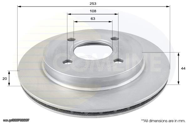 ΔΙΣΚΟΠΛΑΚΑ ΟΠΙΣΘ. FORD COMLINE ADC1217V