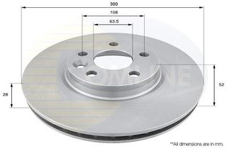 ΕΠΙΧΡΙΣΜΕΝΗ ΔΙΣΚΟΠΛΑΚΑ ΕΜΠΡΟΣΘ.FORD COMLINE ADC1237V