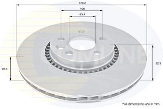 ΕΠΙΧΡΙΣΜΕΝΗ ΔΙΣΚΟΠΛΑΚΑ ΕΜΠΡ.FORD - VOLVO COMLINE ADC1251V