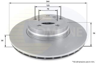 ΕΠΙΧΡΙΣΜΕΝΗ ΔΙΣΚΟΠΛΑΚΑ ΕΜΠΡΟΣΘ.LAND ROVER COMLINE ADC1322V