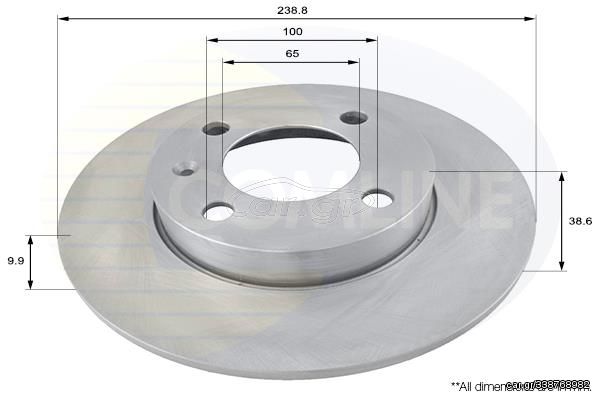 ΔΙΣΚΟΠΛΑΚΑ ΕΜΠΡΟΣΘ.AUDI-SEAT-VW COMLINE ADC1401