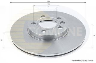 ΔΙΣΚΟΠΛΑΚΑ ΕΜΠΡΟΣΘ.FORD-SEAT COMLINE ADC1434V