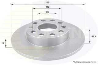 ΕΠΙΧΡΙΣΜΕΝΗ ΔΙΣΚΟΠΛΑΚΑ ΟΠΙΣΘ. AUDI-SEAT-SKODA COMLINE ADC1448