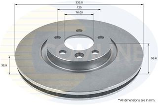 ΕΠΙΧΡΙΣΜΕΝΗ ΔΙΣΚΟΠΛΑΚΑ ΕΜΠΡΟΣΘ.VW COMLINE ADC1452V