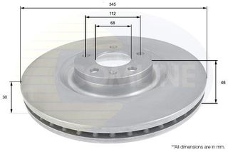 ΔΙΣΚΟΠΛΑΚΑ ΕΜΠΡΟΣΘ.AUDI COMLINE ADC1484V