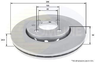 ΔΙΣΚΟΠΛΑΚΑ ΕΜΠΡΟΣΘ.VW COMLINE ADC1496V