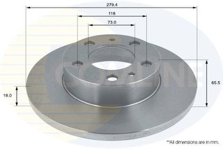 ΕΠΙΧΡΙΣΜΕΝΗ ΔΙΣΚΟΠΛΑΚΑ ΕΜΠΡΟΣΘ. PEUGEOT COMLINE ADC1534