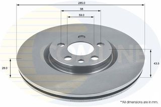 ΕΠΙΧΡΙΣΜΕΝΗ ΔΙΣΚΟΠΛΑΚΑ ΕΜΠΡΟΣΘ.PEUGEOT COMLINE ADC1546V