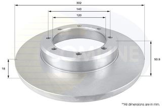 ΕΠΙΧΡΙΣΜΕΝΗ ΔΙΣΚΟΠΛΑΚΑ ΟΠΙΣΘ.  NISSAN-OPEL COMLINE ADC1598