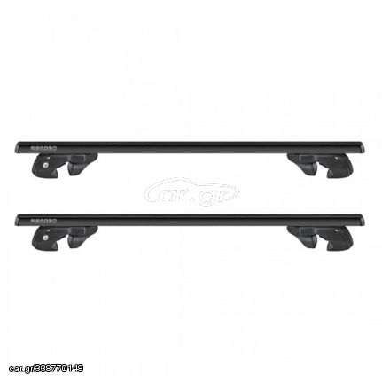 Μπάρες οροφής μαύρες Menabo Sherman XL για Citroen (Raised Rails)