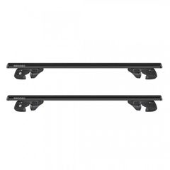Μπάρες οροφής μαύρες Menabo Sherman για Jeep Cherokee (KJ) / Grand Cherokee (WJ) / Patriot (MK74) (Raised Rails)