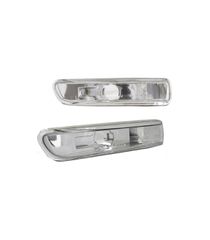 Πλαϊνά Φλας Φτερού Για Bmw 3 E46 Sedan 99-01 / Touring 99-01 / Compact 01-04 / Coupe 99-03 Chrome 2 Τεμάχια