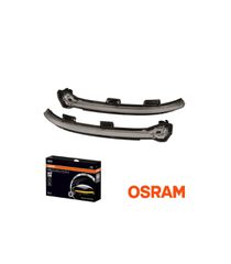 Φλας Καθρέπτη Για Vw Golf 7 VII 2012-2016 / 7.5 FL 2017+ / Touran II 2015+ Osram Dynamic Led Μαύρο 2 Τεμάχια